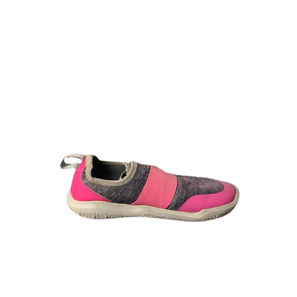 Crocs Girls Size 1 Athletic Slip-On Sneakers Pink & Gray - Picture 5 of 8